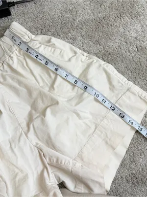 Everlane Women’s Organic Cotton The Easy Shorts Pull On Canvas in Ivory S thumbnail 11