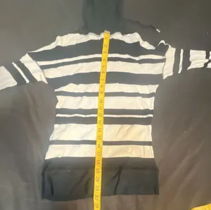 Lauren Active Ralph Lauren Women's Striped Long Sleeve Waffle Knit Hoodie thumbnail 9