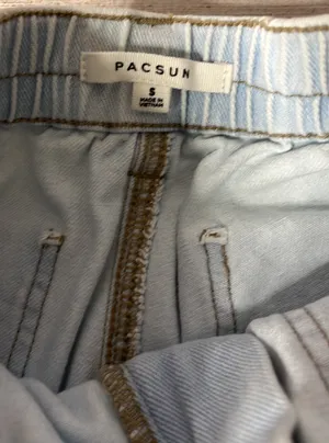 High Waist Two Tone Y2K Cargo Jeans thumbnail 3