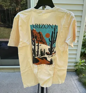 Men's Arizona Desert Vibes Cotton Tee XL thumbnail 2