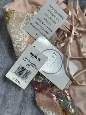 Violet Weekend Pink Blush Sequin Maxi Dress — Size 9/10 — NWT thumbnail 7