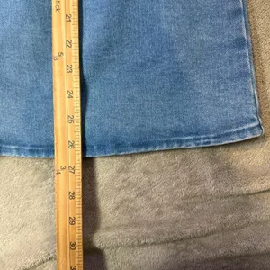 Coastal Cowgirl Western Puff Sleeve‎ Denim Shirt Jacket Womens XL BOHO Shacket thumbnail 10