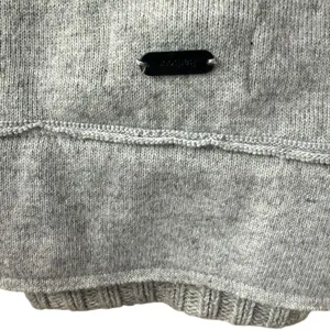 Barbour Women's Size M Millfire Knit Sweater Jacket Gray Tartan Preppy Old Money thumbnail 11