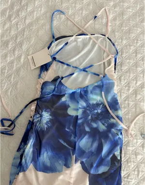 Floral Dress Blue thumbnail 3