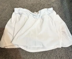 Lululemon White Athletic Skirt Size 10 thumbnail 1