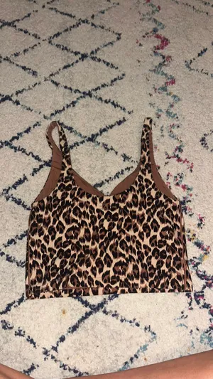 Aerie Cheetah Print Sports Bra Tank thumbnail 2