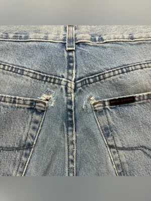 Vtg Y2K Harley-Davidson Baggy Cut Off Jorts Distressed Denim Jean Shorts Sz 31 thumbnail 14