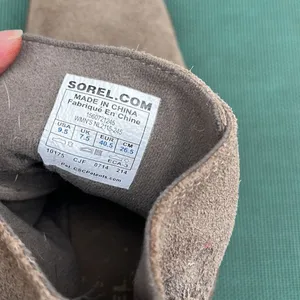 ‎Sorel Toronto Green Suede Wedge Ankle Boot size 9.5 thumbnail 8