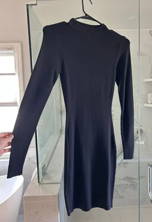 Gianni Bini NWOT Bodycon Black Mini Dress thumbnail 4