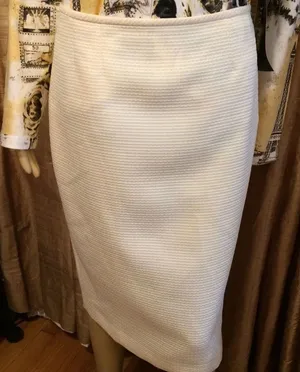 Le Suit Pale Yellow City Blooms Jacquard Skirt-NWT thumbnail 1