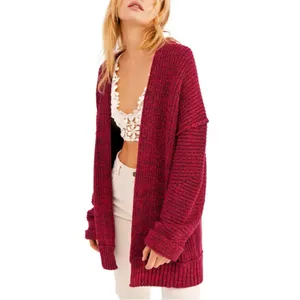Free People High Hopes Cardigan Sweater Plum Blossom Combo Size Small thumbnail 2