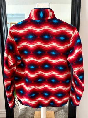 PATAGONIA Synchilla Snap T Fleece Pullover Wild Desert Classic Red thumbnail 2