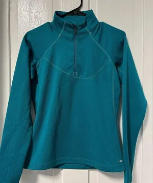 Salomon women’s 1/4 zip actilite long sleeve pullover size small thumbnail 1
