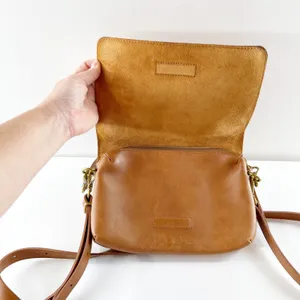 Madewell The Convertible Flap Leather Crossbody Bag Brown thumbnail 3