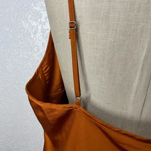 Abercrombie & Fitch Satin Slip Midi Dress thumbnail 6