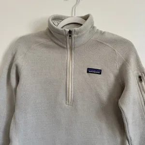 Patagonia Better Sweater Cream 1/4 Zip Pullover Fleece Jacket Women’s Size Small thumbnail 4