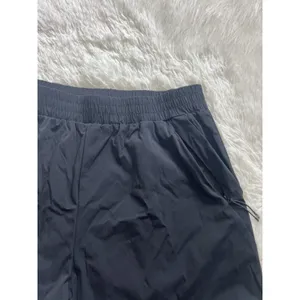 Halara Athletic Hiking Shorts Women XL Black Zipper Pockets Nylon Stretch thumbnail 4