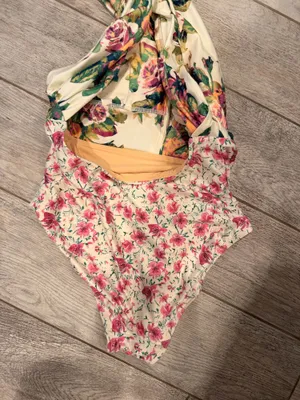 One Piece Swimsuit Women’s Floral thumbnail 3