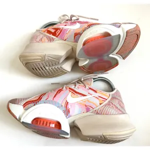 Nike Superrep Trainer Zoom Air Sneakers Pink Orange Size 7.5 thumbnail 6