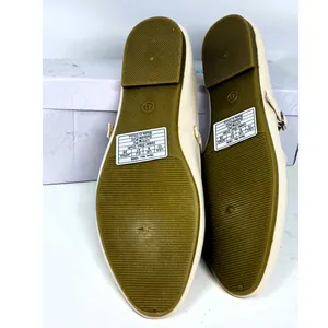 NWT ~ Women's Beige Mary Jane Round Toe Ballet Flats Dressy Fabric Shoes Size 10 thumbnail 8