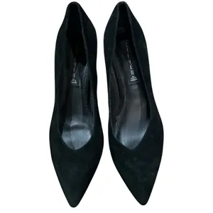 STEVEN by Steve Madden Black Suede Heels thumbnail 3