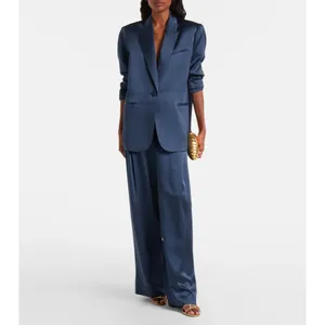 The Sei Wide Leg Trousers in Ink 2 New Womens Silk Pants thumbnail 13