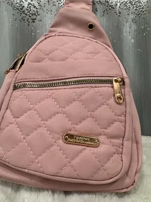 Quilted Pink Crossbody Sling Bag - Women's Fashion thumbnail 3