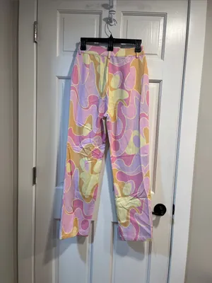 Dolls Kill Peppermayo Keep Your Heart Psychedelic Pants US Size 4 NWT thumbnail 6