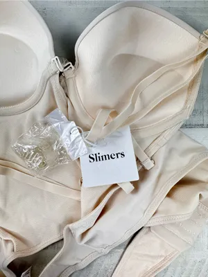 Slimers Plunge Backless Shapewear for Women: Low Back Tummy Control Shaper thumbnail 6
