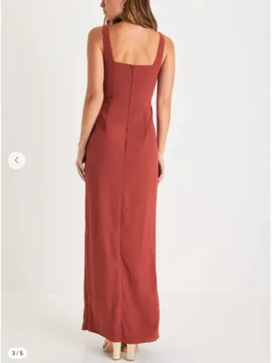 LULU's Prom Wedding Bridesmaid Special Event Classic Elegant Maxi Dress thumbnail 2