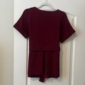 Worthington Elegant Burgundy Women's Top thumbnail 3