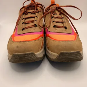 Teva Geotrecca Low PR Hiking Shoes Orange Pink Tan Waterproof Sneaker Women 9 thumbnail 4