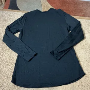 Segments Merino Wool Long Sleeve Top Womens Large Black Base Layer Hiking Active thumbnail 6