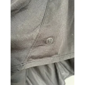Lululemon Up‎ for Down Time Black Long Sleeve Open Back Top Tee Shirt sz 10 thumbnail 5