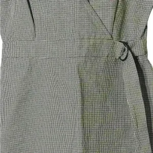 Takara Y2K Brown Houndstooth Surplice‎ Wrap Dress Size 7 Preppy Academia Twee thumbnail 5