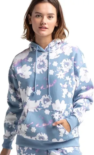 Adidas Originals Floral Tie Dye Pullover Hoodie thumbnail 1
