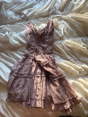 Princess Polly Dress Plum Low-Cut thumbnail 2