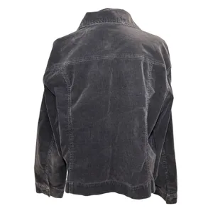 Chico's Dark Brown Corduroy Cotton Blend Casual Jacket Sz‎ 2 Large 12 thumbnail 3
