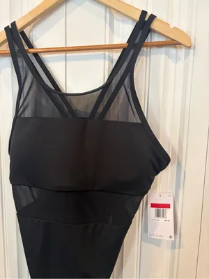 Nike black one piece swimsuit size large thumbnail 3