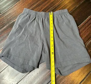 Drawstring waist cotton shorts Los Angeles Apparel casual classic basic thumbnail 3