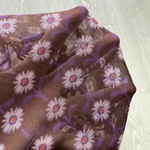 Lavender Moon Shirt Womens XL Sheer Mesh Floral Print Long Sleeve Retro Preppy thumbnail 10