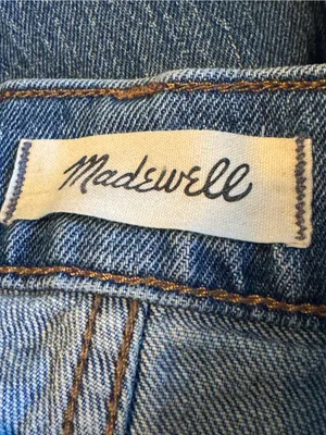 Madewell the perfect vintage Jean raw hem sz 23 EUC thumbnail 8