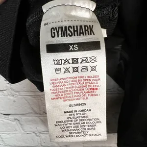 GYMSHARK‎ GLOW Seamless Black Shorts Cutout Perforated XS Stretch Workout NWOT thumbnail 6