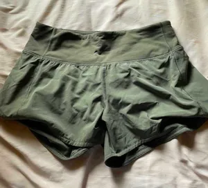 lululemon athletica Olive Green High-Rise Athletic Shorts thumbnail 1
