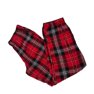 Victoria's Secret Pajama Pants Red Plaid Jogger Lounge Bottoms Size Womens Small thumbnail 2