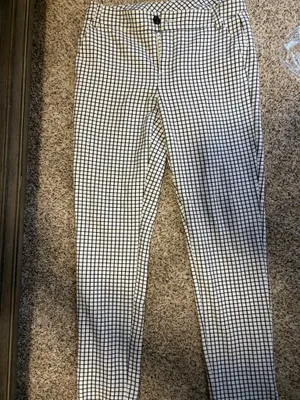CAbi Windowpane Black White Trousers thumbnail 2