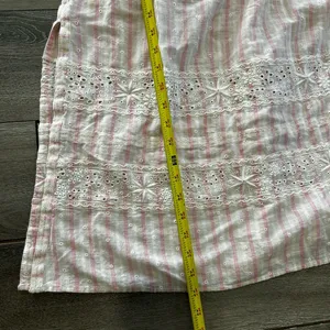 Rare Loveshackfancy Pink Isla Midi Embroidered Boho Dress thumbnail 12