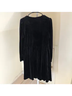 Ava + Viv NWT Women's Long Sleeve Rosette Midi A-Line Velvet Dress Size XXL thumbnail 7