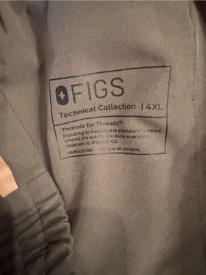 FIGS Moss Green Jogger Scrub Pants Plus Size 4XL EUC thumbnail 3