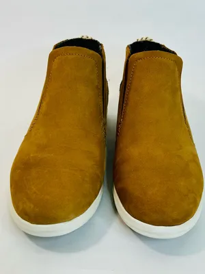 OluKai Hawai'iloa Manu Hope Waterproof Sneaker Boot Fox Leather, Brown, size 9 thumbnail 9